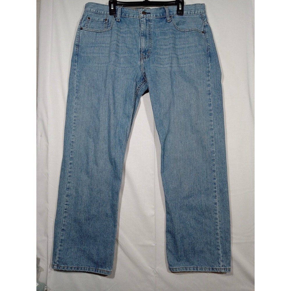 Vintage Levi's  569 Jeans Mens 38x30 Light Blue Loose Straight Relaxed Fit Denim